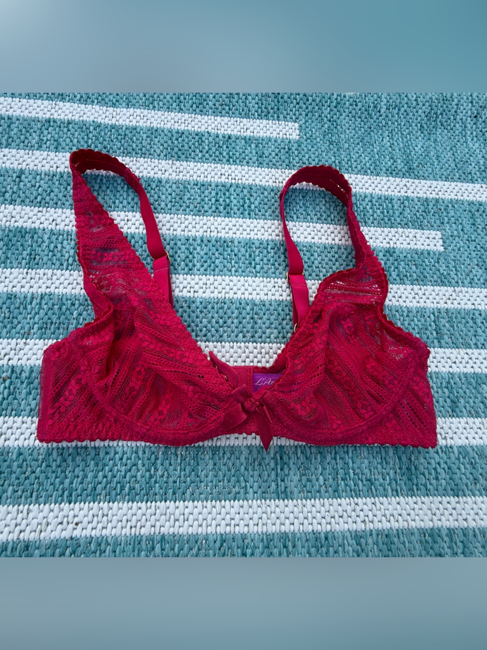 L’agent by agent provocateur Lace Underwire Bra - Red - uk size 32B us size 32B